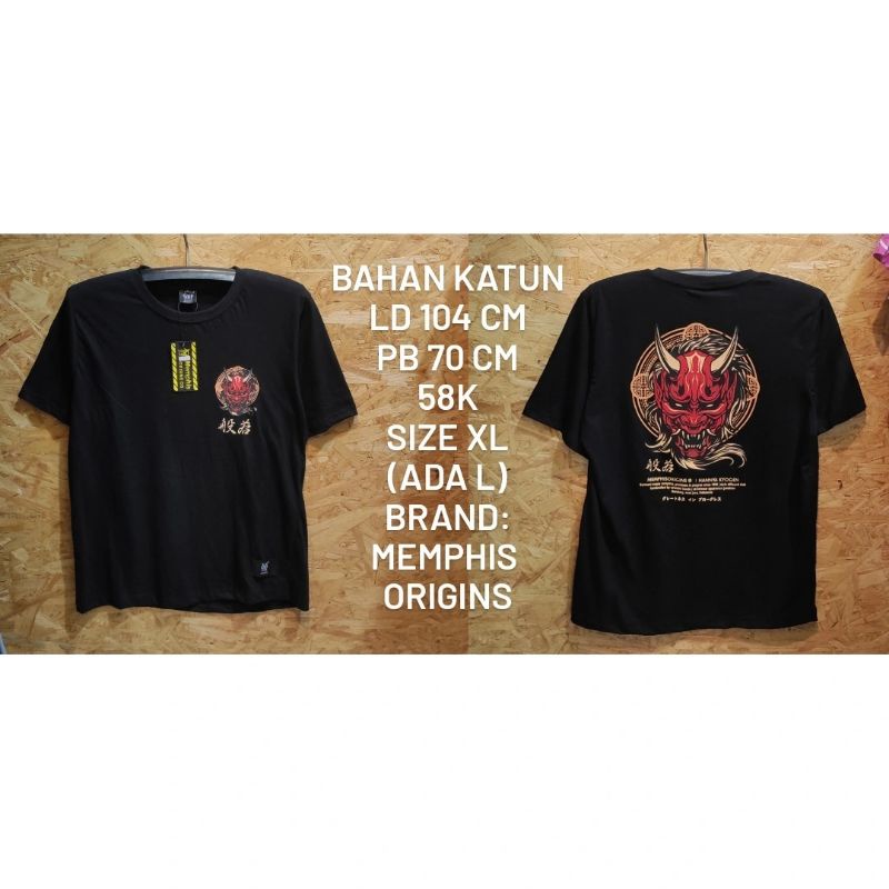 kaos memphis origin hitam