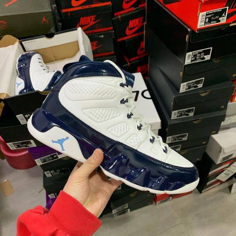 jordan retro 9 university blue 2020