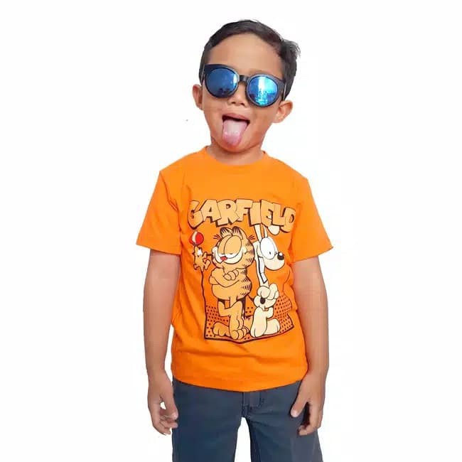 GARFIELD / Kaos anak laki - laki 2-9 tahun motif karakter