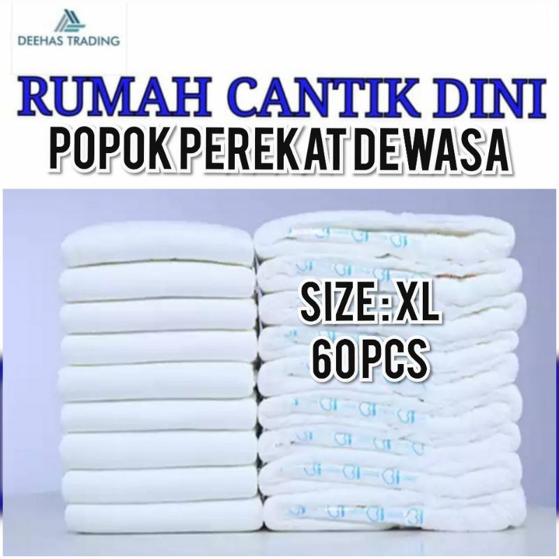 POPOK PEREKAT DEWASA SIZE XL ISI 60