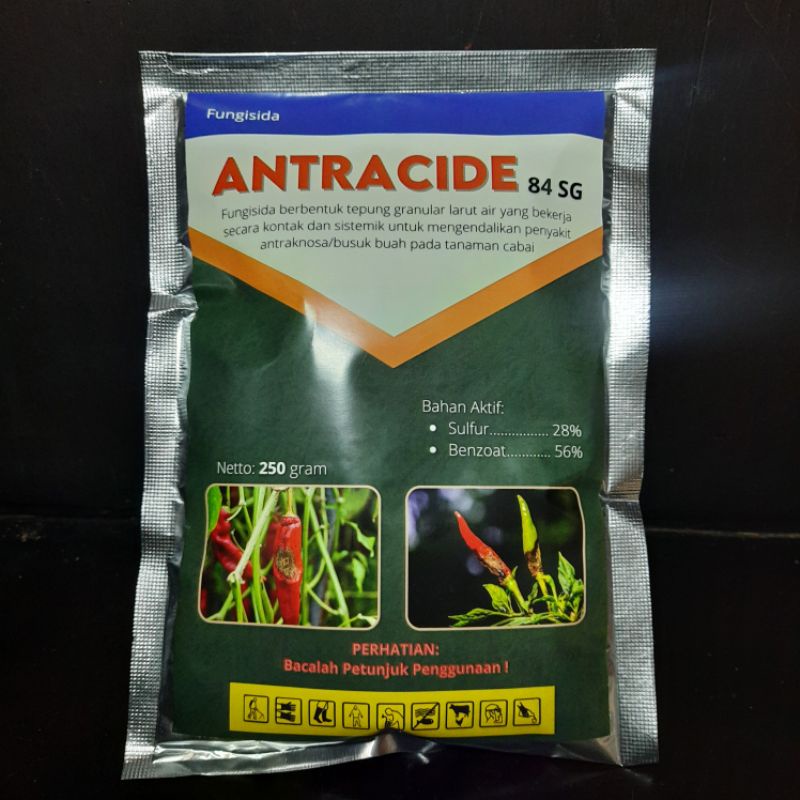 ANTRACIDE 84 SG 250 gram Fungisida Antraknosa / Patek / Cacar / Busuk Buah