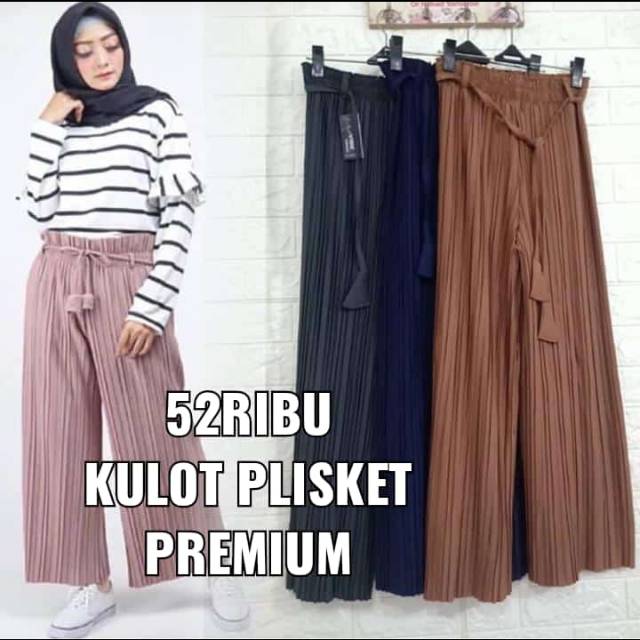 Kulot plisket premium
