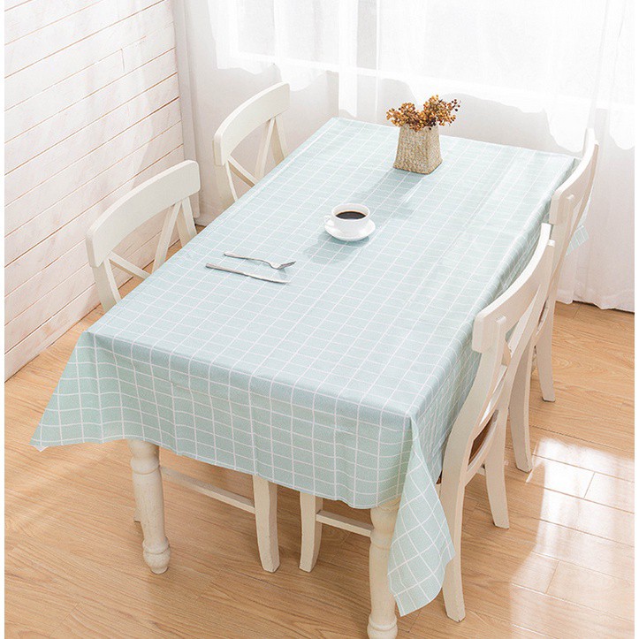 [NEW] Taplak Meja Makan Murah Motif Kotak - Kotak Anti Minyak dan Air Import