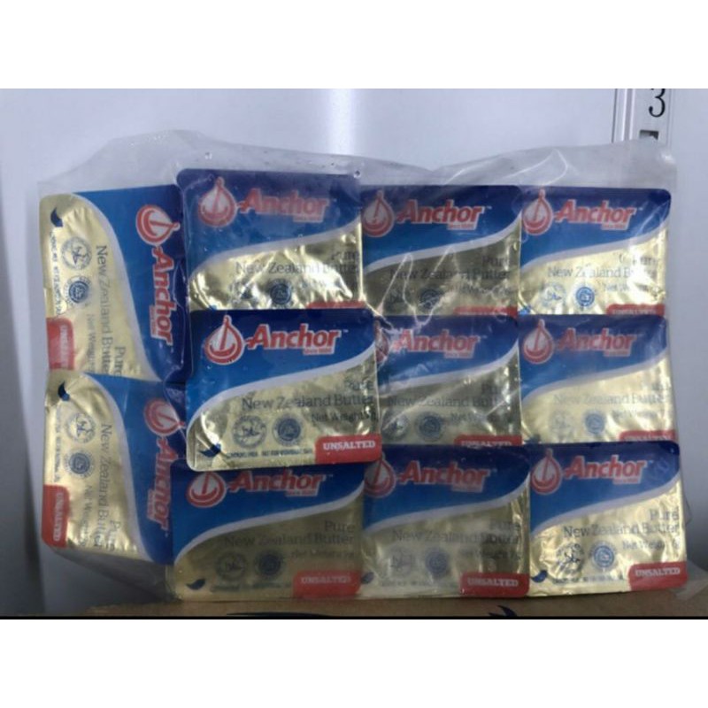 

Anchor Minidish Butter Unsalted 7 gr x 10 Pcs | Mentega MPASI