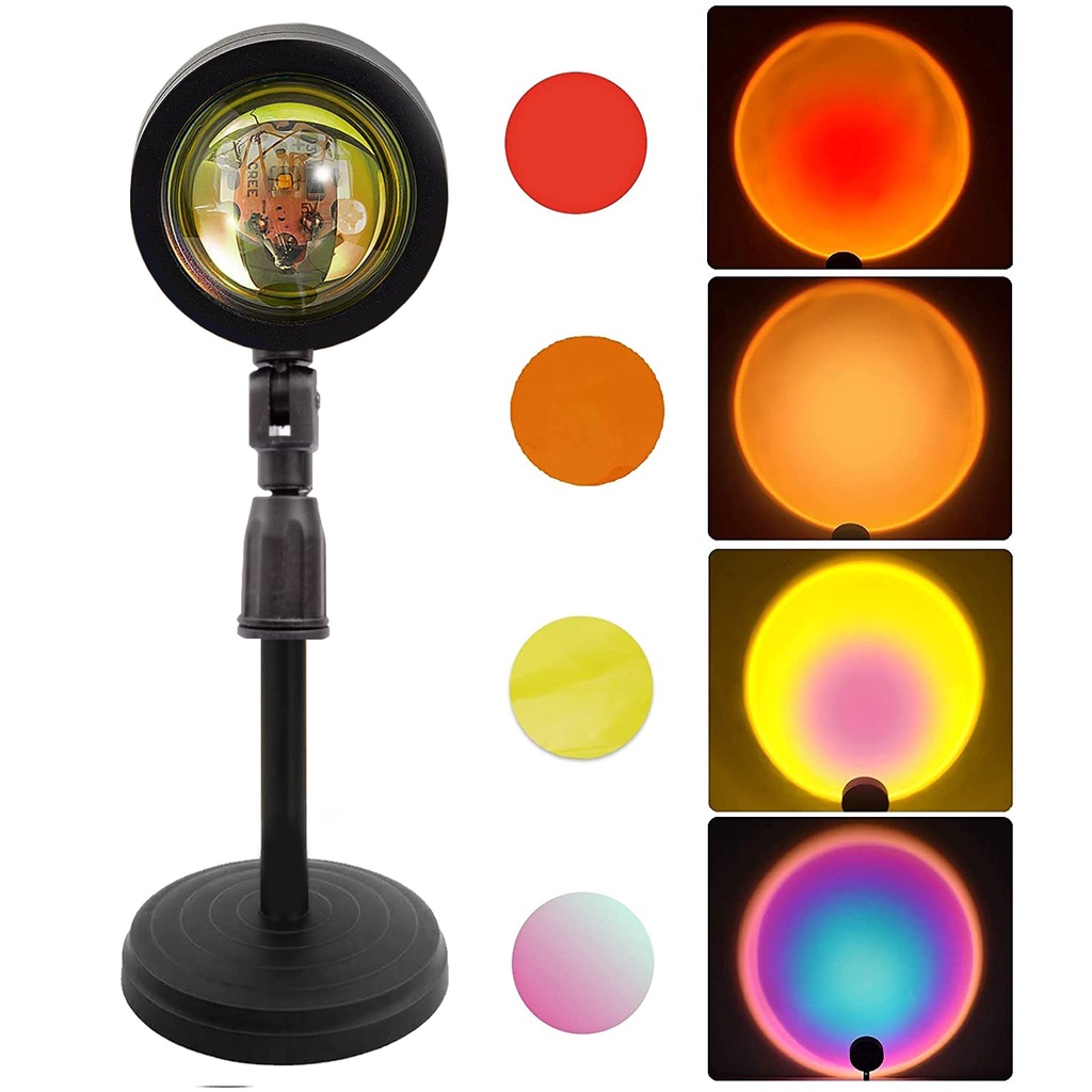 Tripod Lampu Sunset  Proyektor LED Night Lightning Sunset  