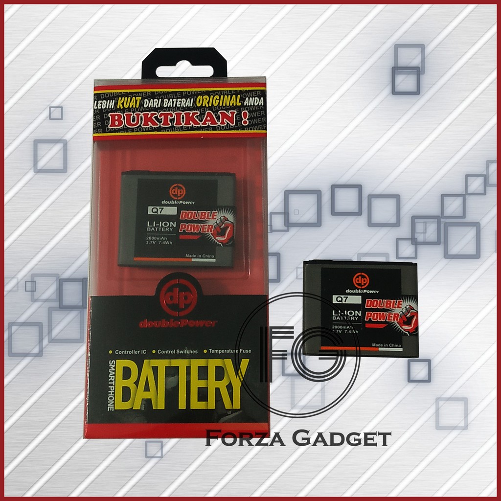 BATTERY DOUBLE POWER EVERCOSS Q7 2000MAH