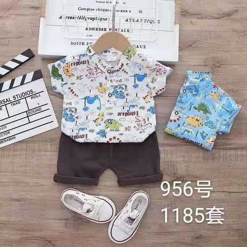 Promo !! Paket usaha baju anak paket setelan kemeja 6pcs / Setelan kemeja anak laki-laki 1-3 tahun