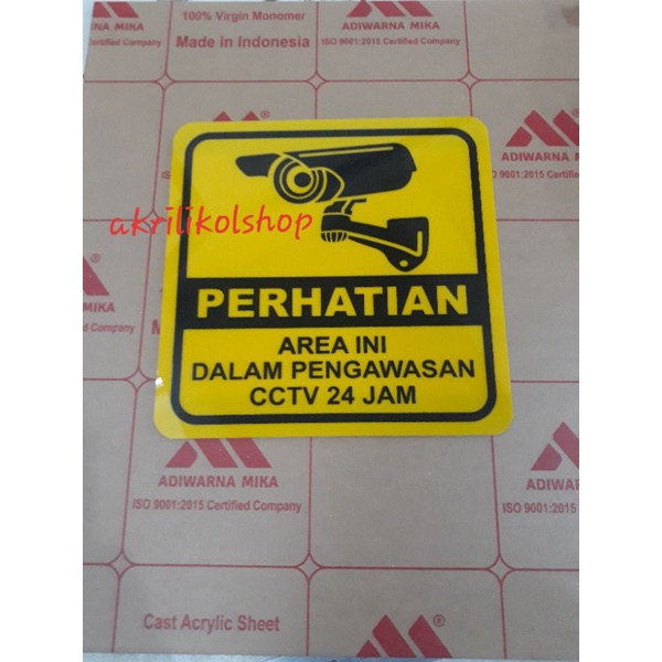 

plat akrilik warna kuning