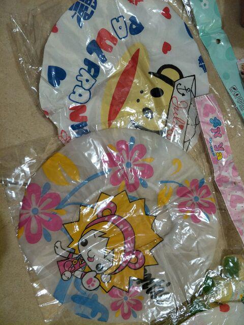 Shower Cup /penutup Rambut Saat Mandi / Plastik Penutup Rambut Karakter Kartun Lucu Lucu