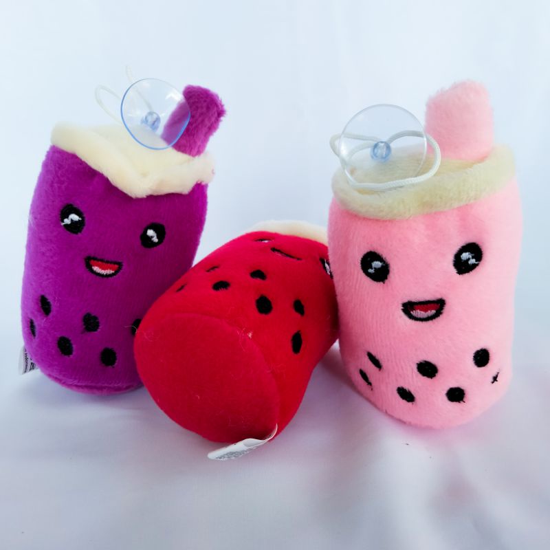 Boneka BOBA mini viral gantungan MURAH 12cm SNI mainan anak mini boba dakron termurah edukasi dynia 