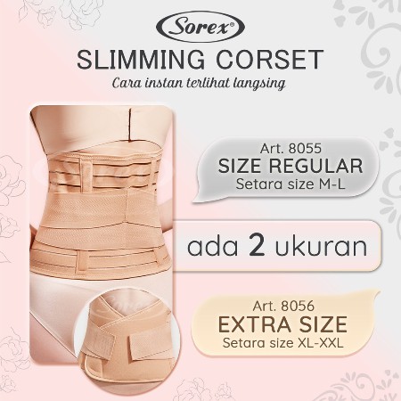 KORSET PELANGSING SOREX 8056 SLIMMING KORSET STAGEN PELANGSING ORI SOREX EXTRA SIZE