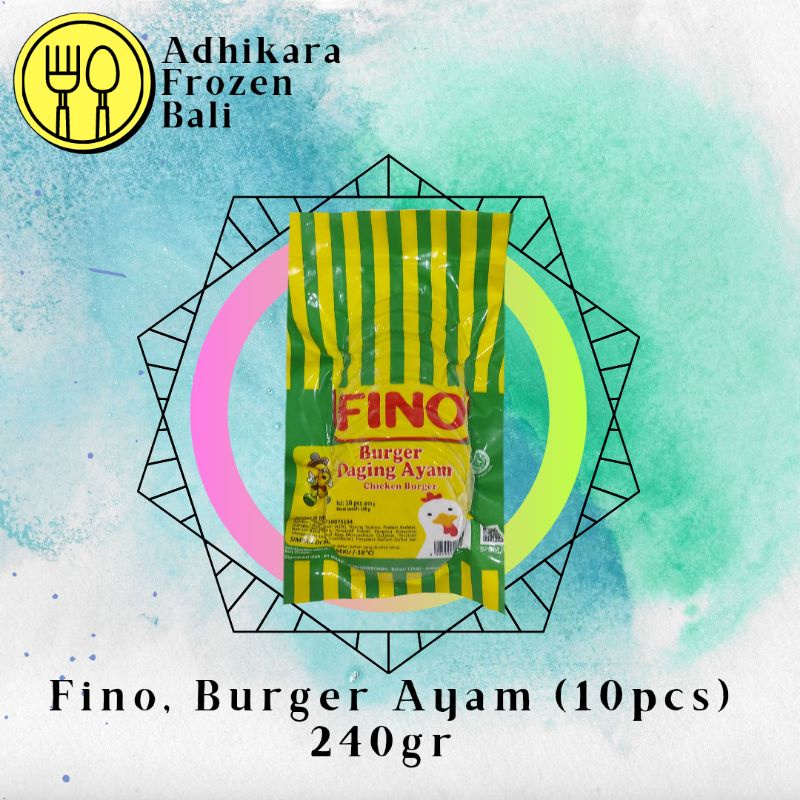 Fino, Daging Burger Ayam 240gr