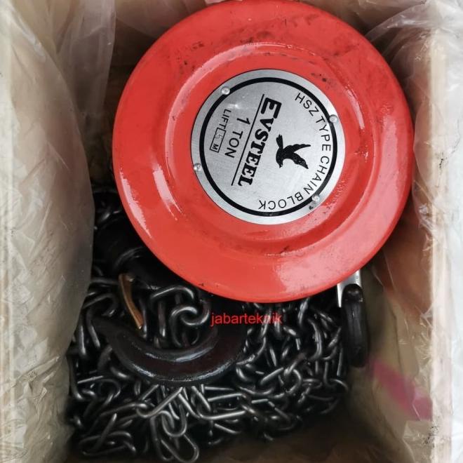 Chain Block 1 Ton 5 Meter Takel Katrol Kerekan 1 Ton 5 Meter
