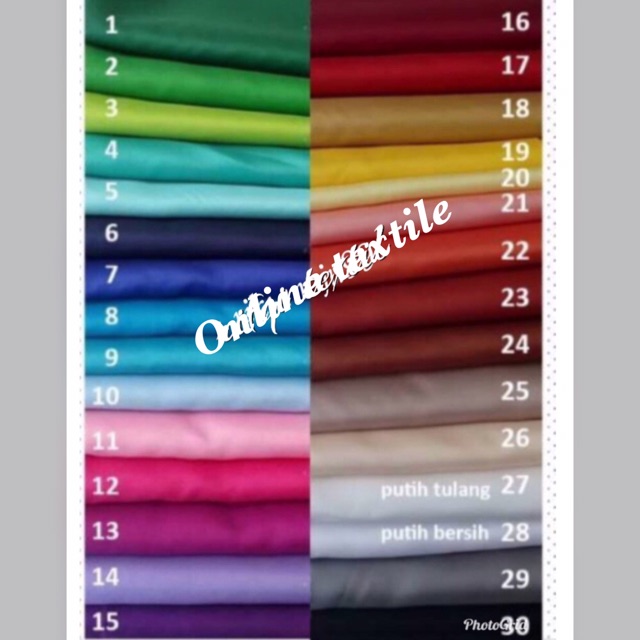 Kain satin silk/bahan baju,puring, dekor,begron ( harga setengah meter).