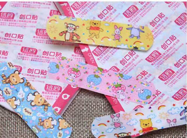 10pcs Plester luka anak Karakter / Pembalut luka anak lucu / Plester Karakter Anti Air