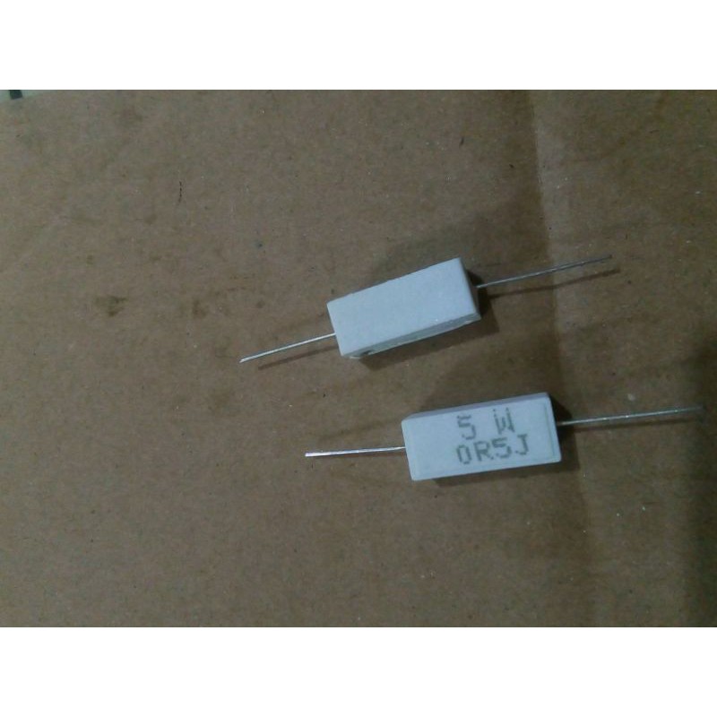 Resistor kapur 5w 0.5ohm