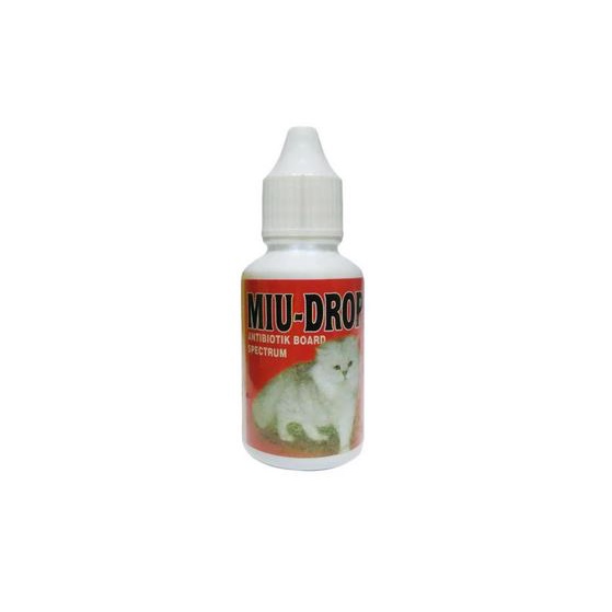 MIU-DROP Antibiotik board spectrum kucing 30ml miu drop