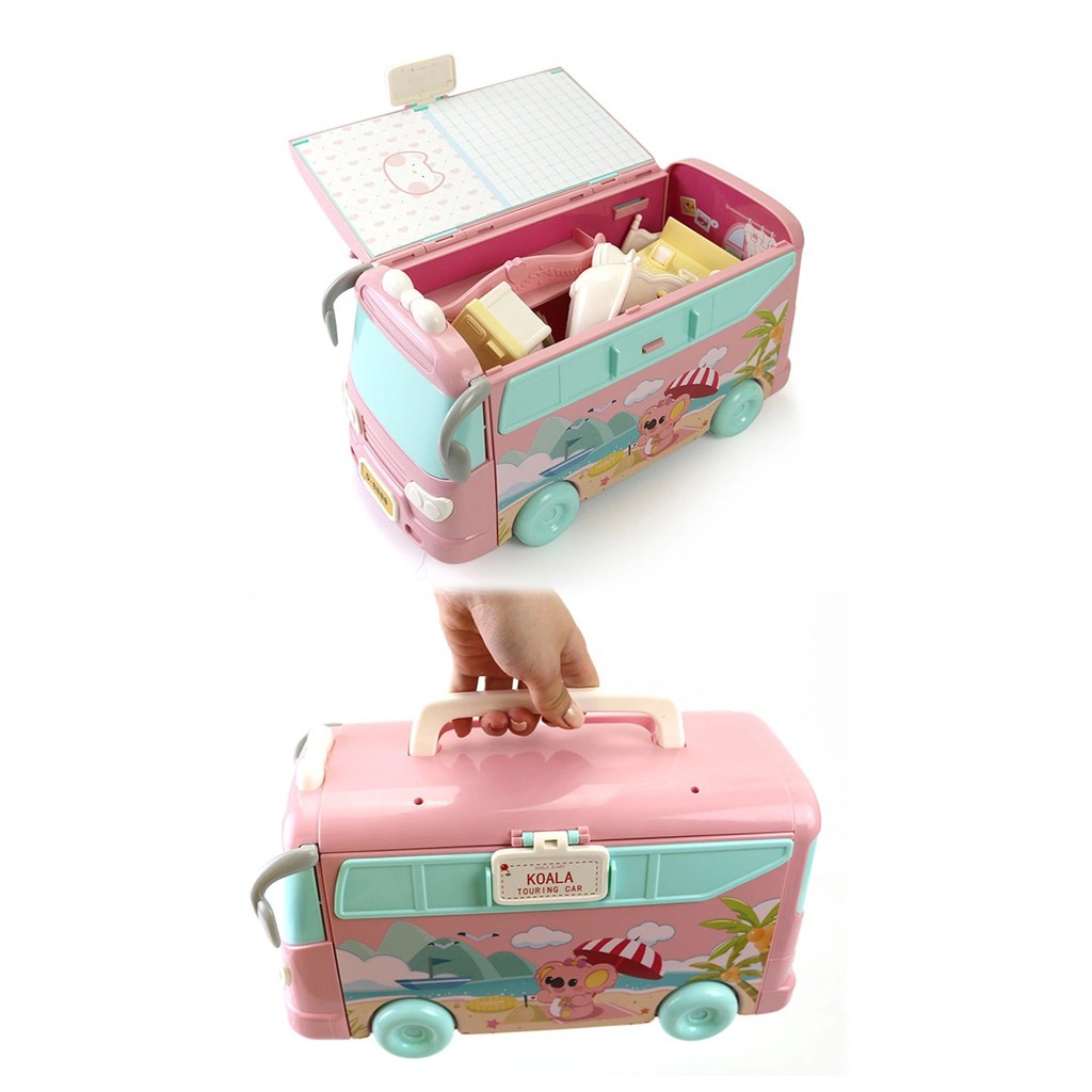 TAO Mainan Anak Koala Bus Touring Doll House