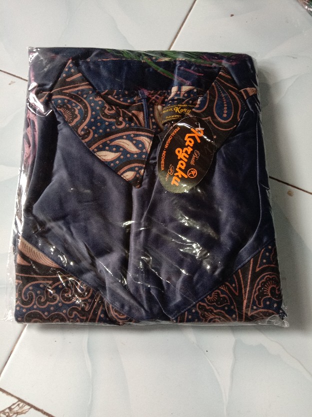 Dress Batik Modern Wanita Flare Murah Grosir Lace Brukat  Yumna Dress Batik