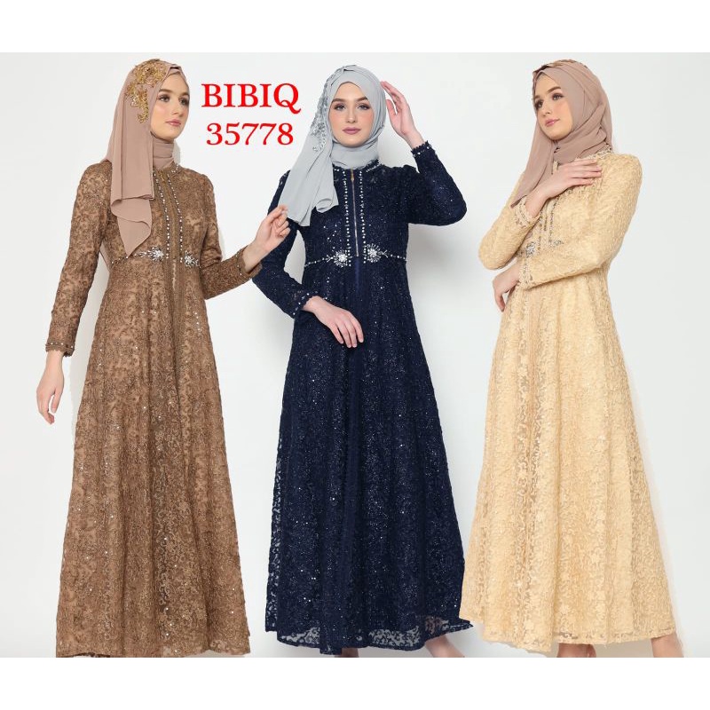 Bibiq 35778 Gamis Dress Muslim Fashion Muslim