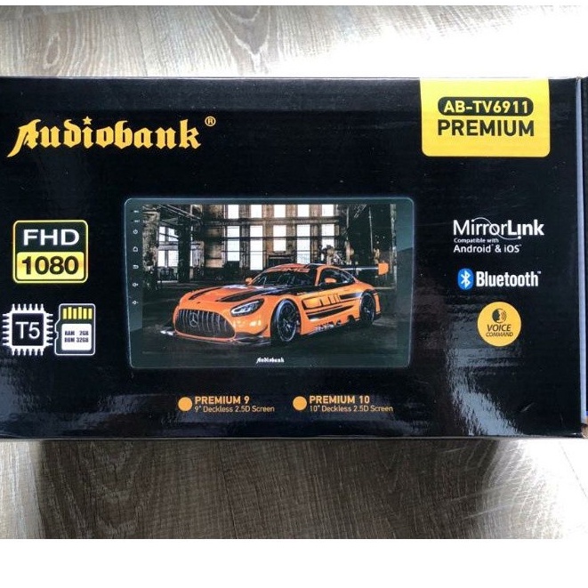 Head Unit Audiobank AB TV6911 PREMIUM RAM 2/32GB android universal 9 dan 10 inchi