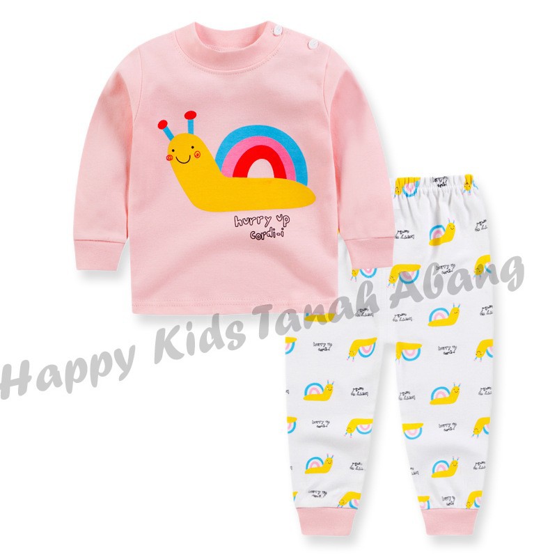 COD SETELAN LENGAN PANJANG ANAK PEREMPUAN / BAJU TIDUR ANAK PEREMPUAN MURAH / PIYAMA ANAK 2-6TAHUN