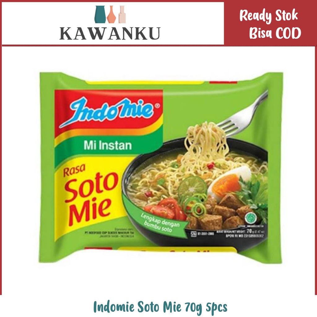 

Indomie Soto Mie 70g 5pcs