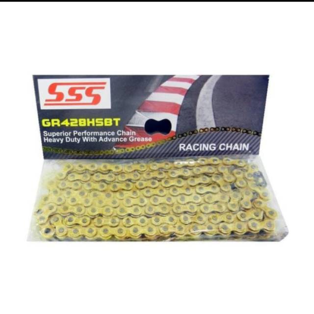 RANTAI SSS 428 130L HSBT emas RANTAI CB150R VIXION CBR150R DLL