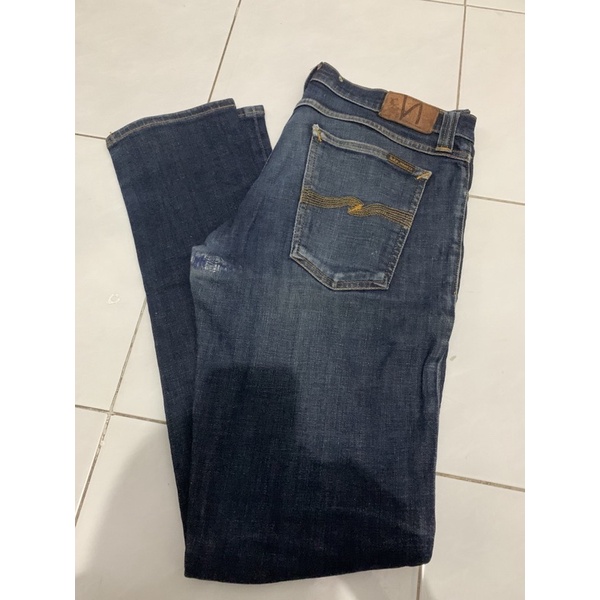 nudie jeans co second preloved celana branded bekas w 33 l 32