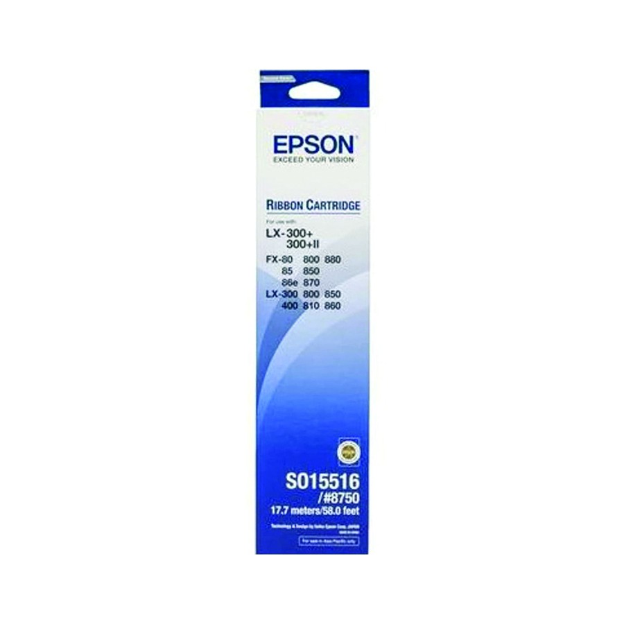 LX300 | RIBBON CATRIDGE EPSON S015516 / #8750 FOR LX-300 ORIGINAL RESMI