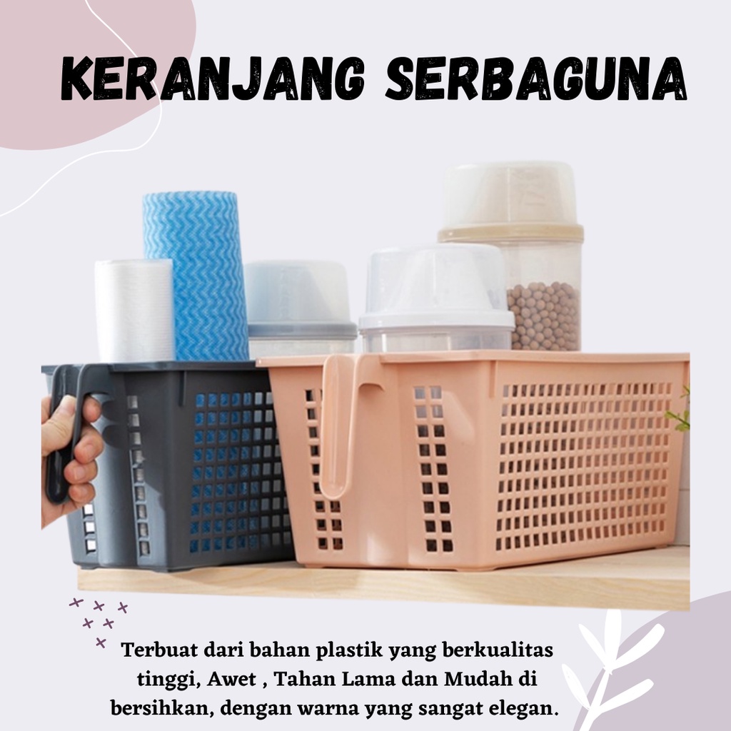 TERLARIS!!!! Keranjang Serbaguna / Tempat Penyimpanan Makanan / Keranjang Makeup