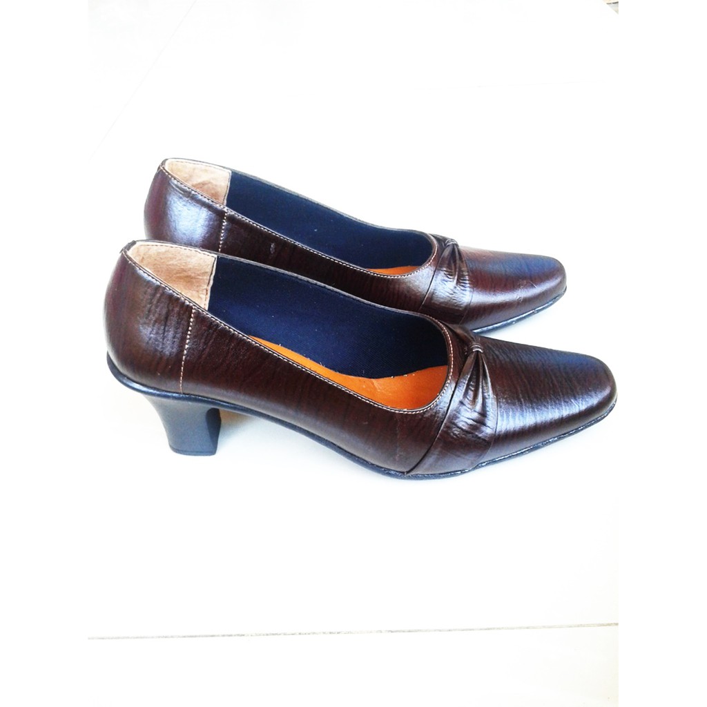 Sepatu Pantofel Kulit Asli Lv26 Mh