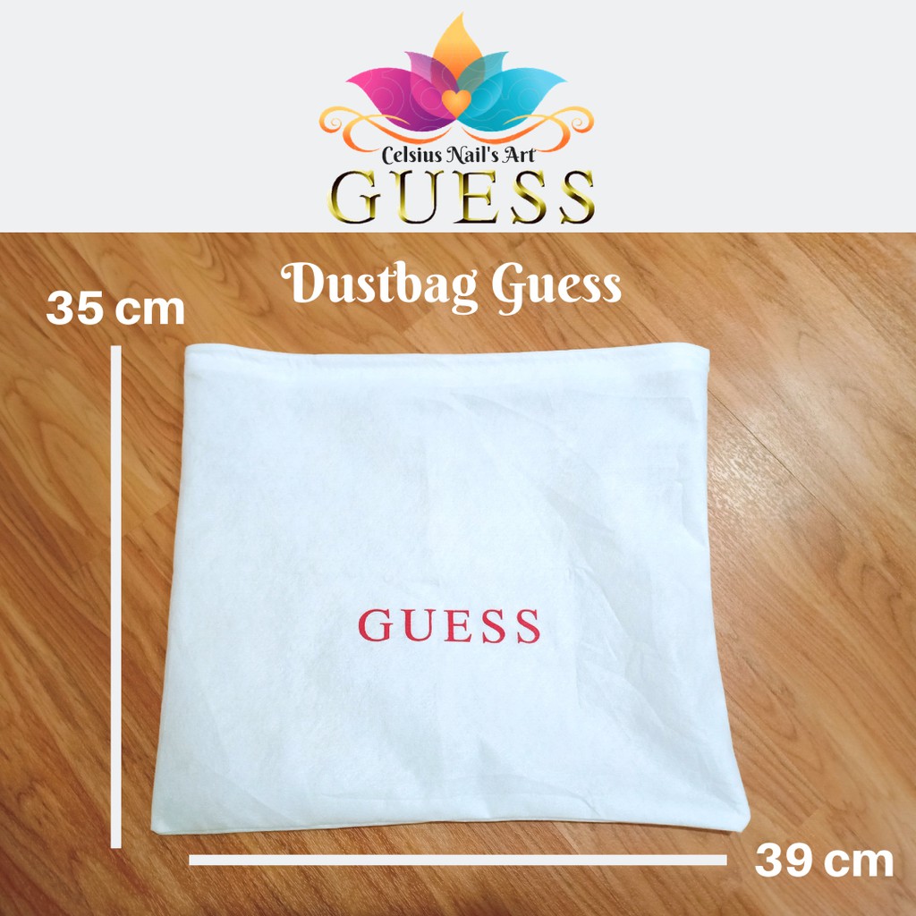 [NEW SIZE] DUSTBAG GUESS UKURAN 39 x 35 cm AUTHENTIC