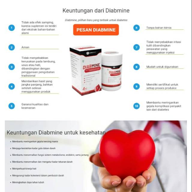 Diabmine Herbal BPOM