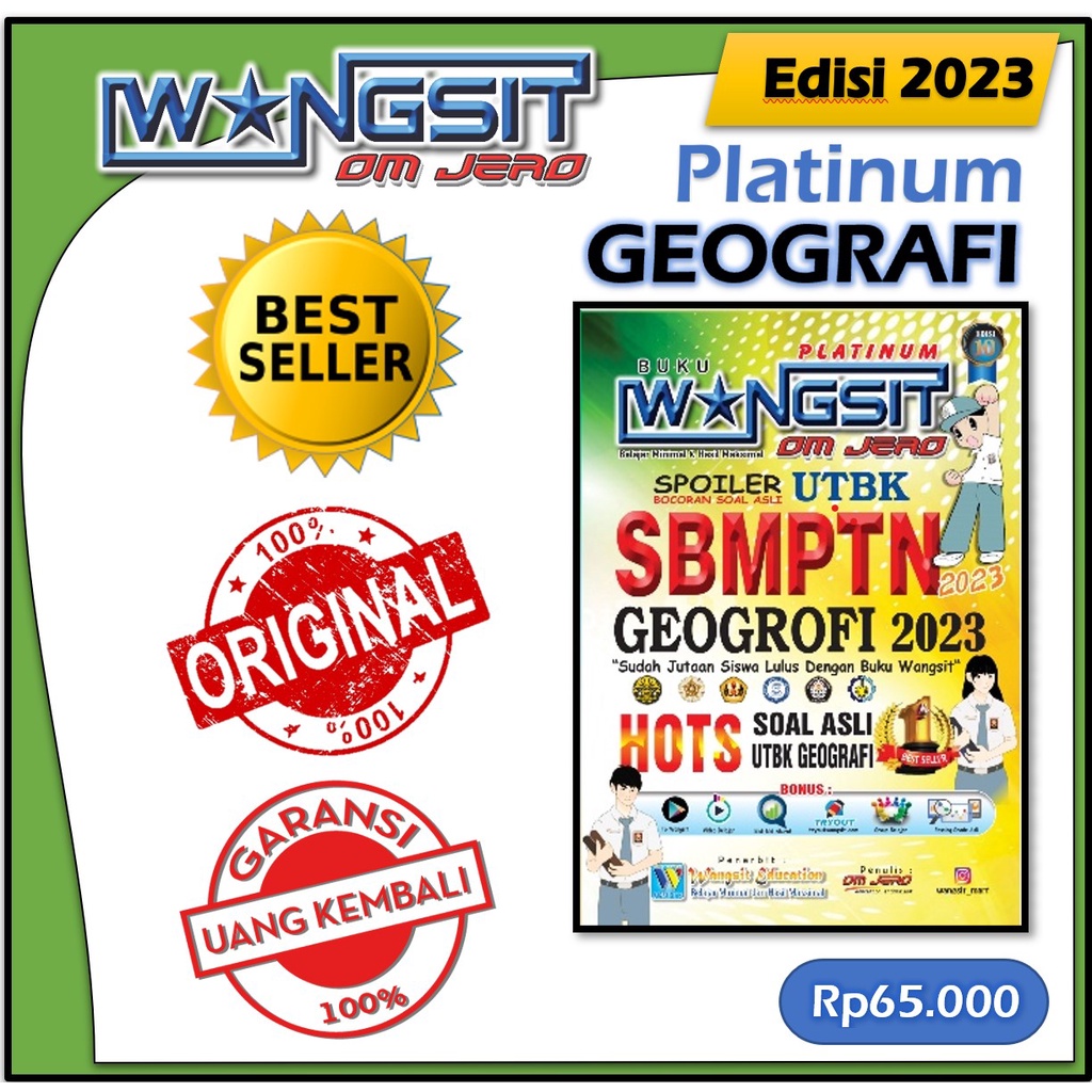 [GEOGRAFI] (ORI) BUKU WANGSIT OM JERO UTBK SBMPTN 2023
