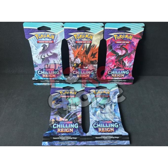 ] Pokemon Card Chilling Reign SWSH6 Sleeved Booster Pack