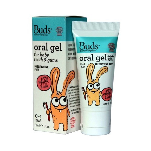 Buds Oralcare Organic Buds Oral Gel 30 ml 0-1Y - Bud Organic Buds