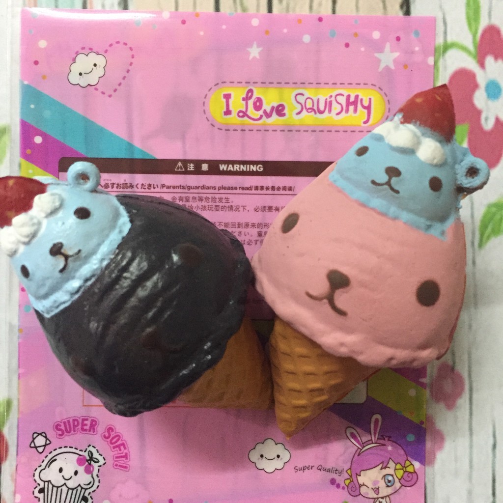 Squishy Mini Ice Cream Cone Kapibarasan by I Love Squishy