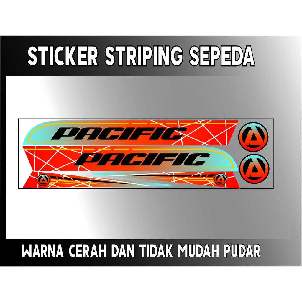 VARIASI STRIPING SEPEDA BIKE TO WORCK SEPEDA PACIFIC