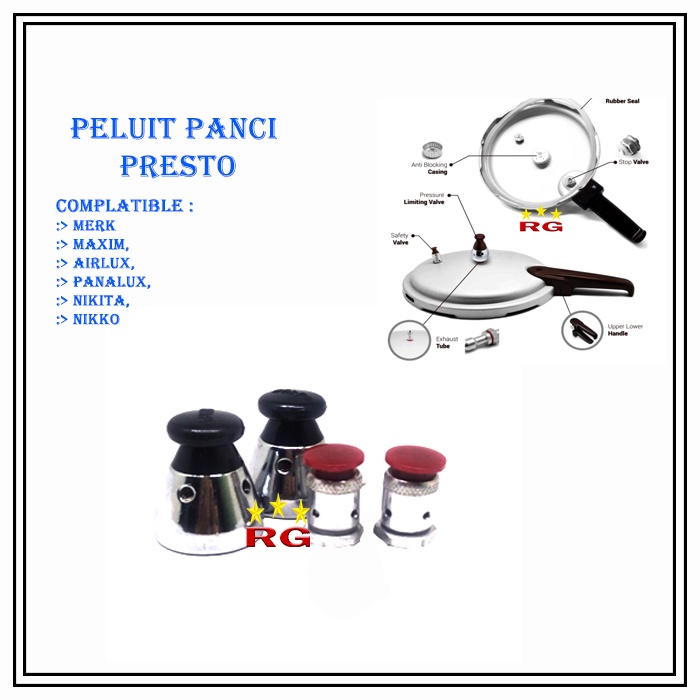 PELUIT PANCI PRESTO BESAR | KECIL MULTI UNIVERSAL PLUIT UAP PANCI PRESTO