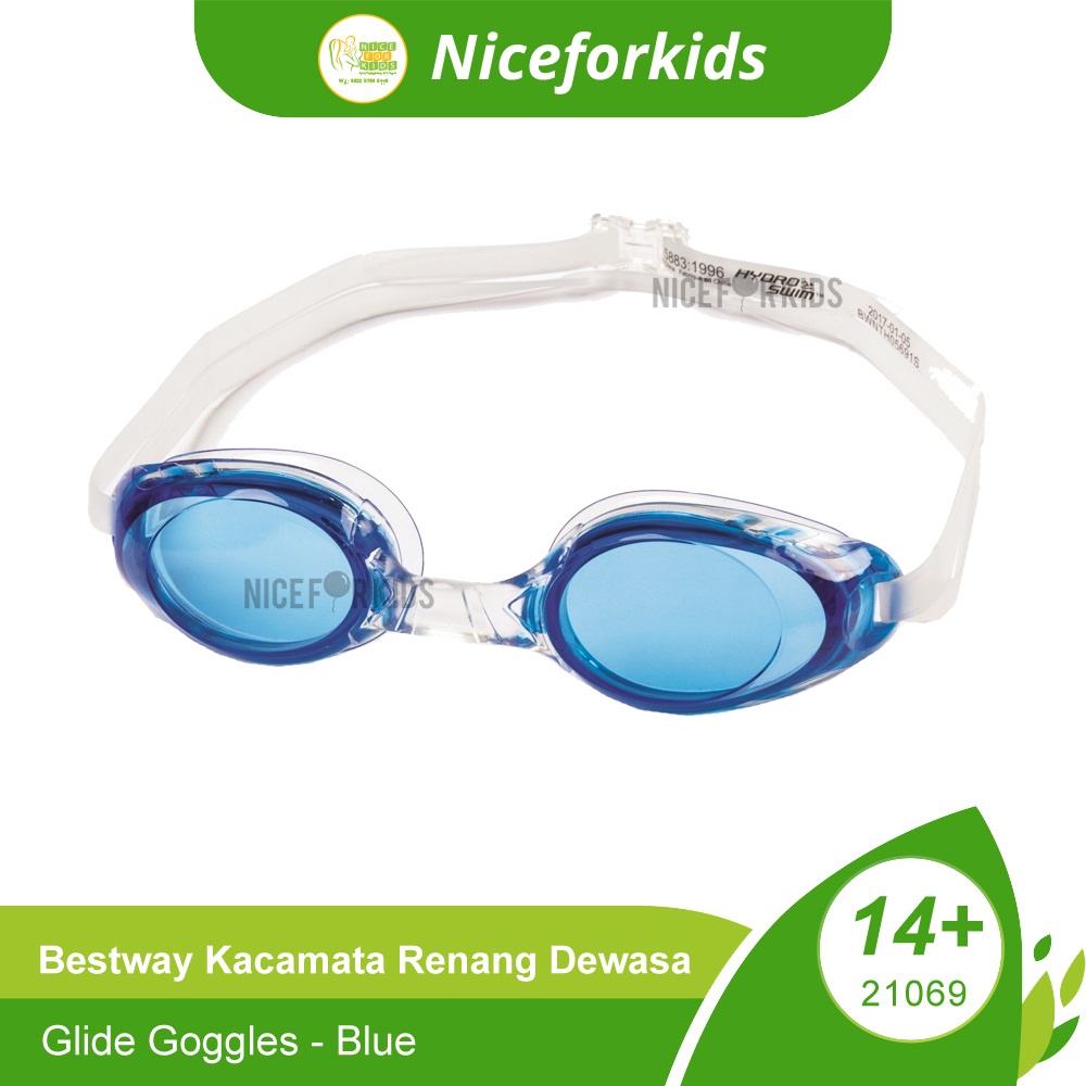 Bestway 21069 Kacamata Renang Dewasa 14+ / Glide Goggles