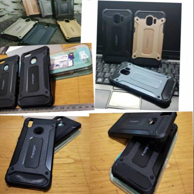 Case Casing Spigen Iron Robot Samsung J4 Plus
