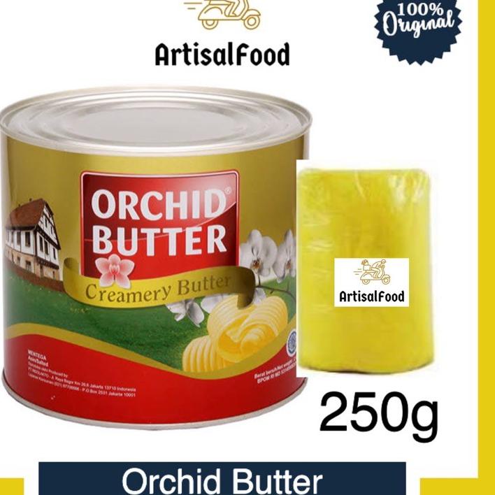 

10.10 Brands Festival ORCHID Creamery Butter Mentega 250gr Room Butter kiloan 250 gr 