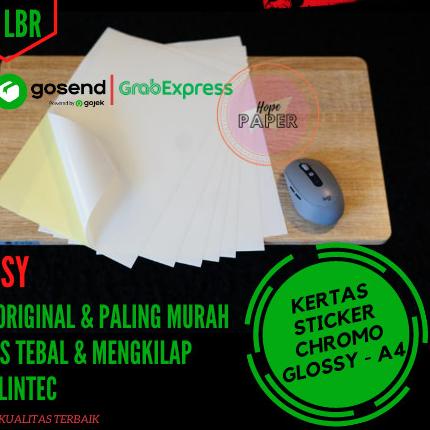 

☀ Kertas Stiker Chromo Glossy A4 - 50pcs / Kertas Stiker / Sticker Cromo ❃