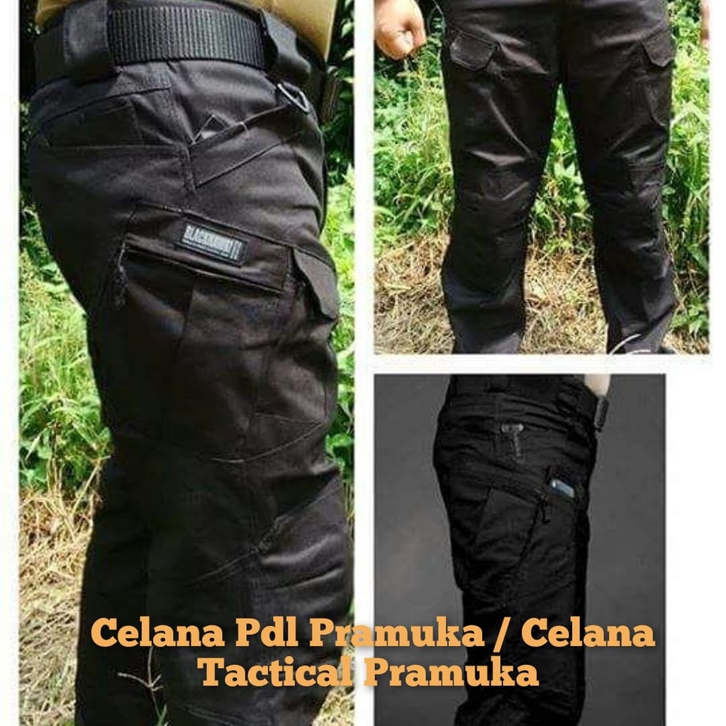 Celana Tactical Pramuka/Satpam/security / Pdl Pramuka / Celana PDL Pramuka Warna Coklat Tua / Celana