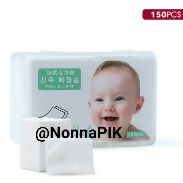 120 buah Make Up Cotton / Kapas KOREA ORGANIK