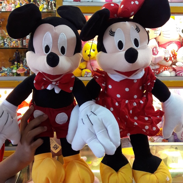Boneka Mickey & Minnie Lucu Mainan Boneka Mickey Minnie