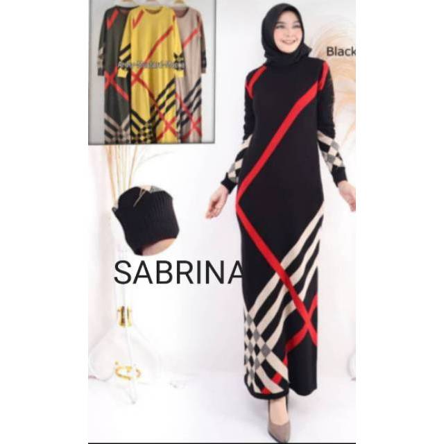 Gamis Rajut/Sabrina/import/JUMBO