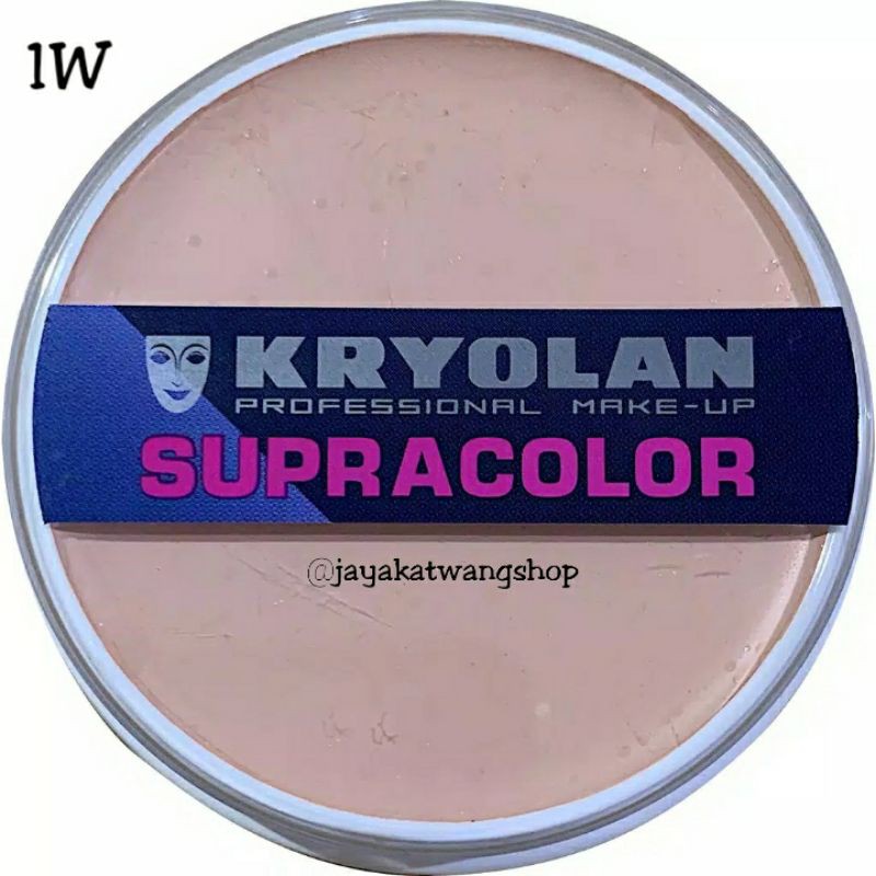 KRYOLAN FOUNDATION SUPRACOLOR 15 ML &amp; 55 ML 1W 2W 3W 4W 5W