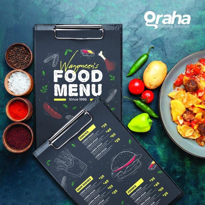 

Cuci Gudang Awal Tahun Cetak Daftar Menu Board / Papan Menu / Menu Resto Cuci Gudang Awal Tahun
